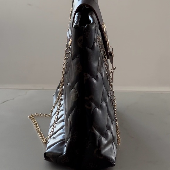 NWOT Brown Shoulder Bag w/ Mickey Pendant - Picture 3 of 6